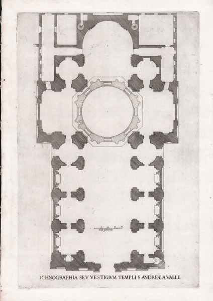 Ichnographia seu Vestigium Templi S. Andreae a Valle