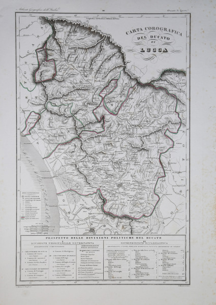 Carta Corografica del Ducato di Lucca