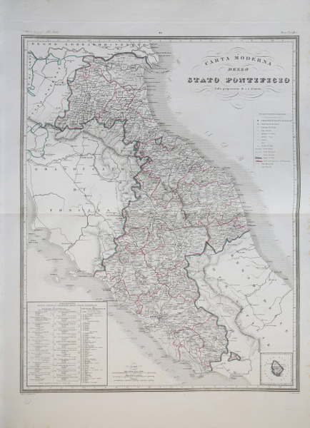 Carta Moderna dello Stato Pontificio