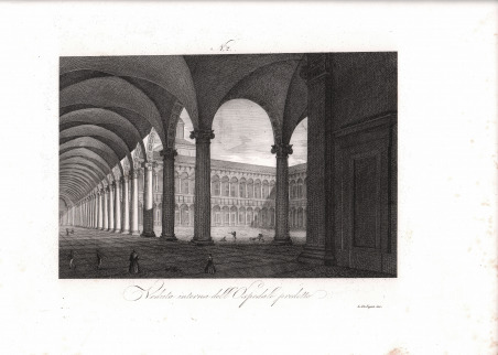 Veduta interna dell'Ospedale predetto