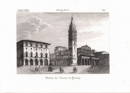 Veduta del Duomo di Pistoia