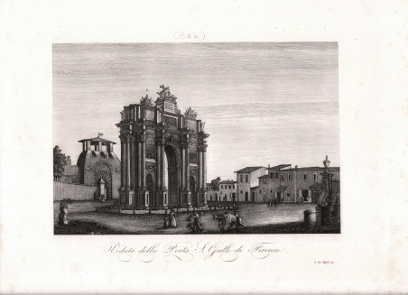 Veduta della Porta S. Gallo di Firenze