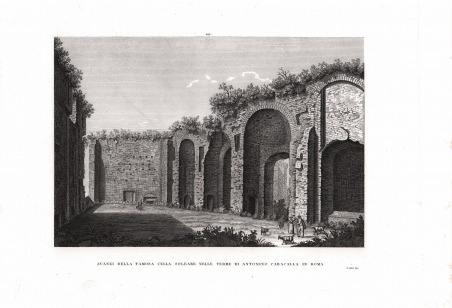 Avanzi della Famosa Cella Soleare nelle Terme di Antonino Caracalla …