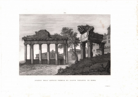 Avanzi dell'antico Tempio di Giove Tonante in Roma