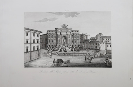 Fontana dell'Acqua vergine detta di Trevi in Roma