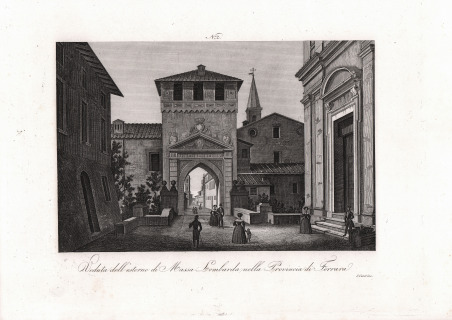 Veduta dell'esterno di Massa Lombarda nella provincia di Ferrara