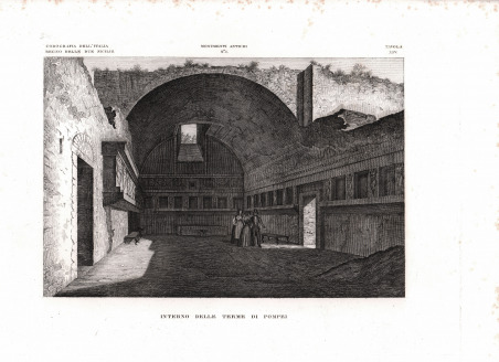 Interno delle Terme di Pompei