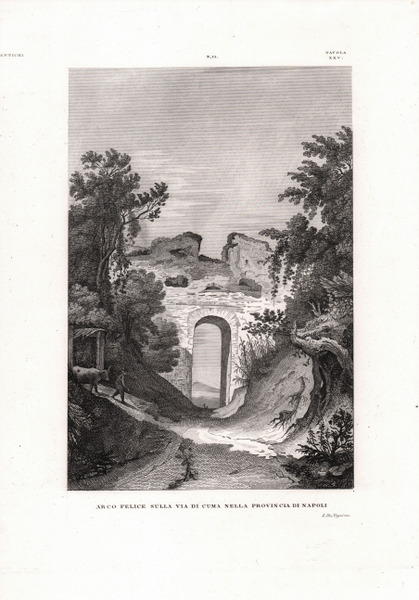 Arco Felice sulla Via di Cuma nella Provincia di Napoli