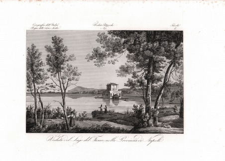 Veduta del Lago del Fusaro nella Provincia di Napoli