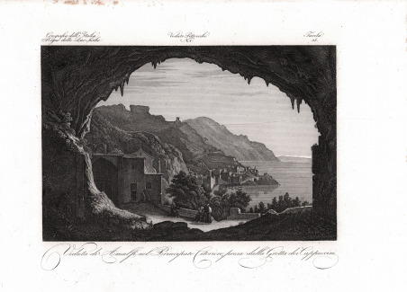 Veduta di Amalfi nel Principato Citeriore, presa dalla Grotta dei …