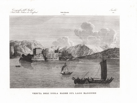 Veduta dell'Isola Madre sul Lago Maggiore