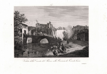 Veduta della Cascata del Fibreno nella Provincia di Terra di …