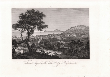 Veduta di Napoli dalla Villa Ruffo a Capodimonte