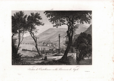 Veduta di Castellamare nella Provincia di Napoli