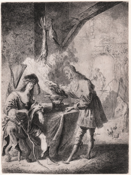 Esaù vende la sua primogenitura a Giacobbe