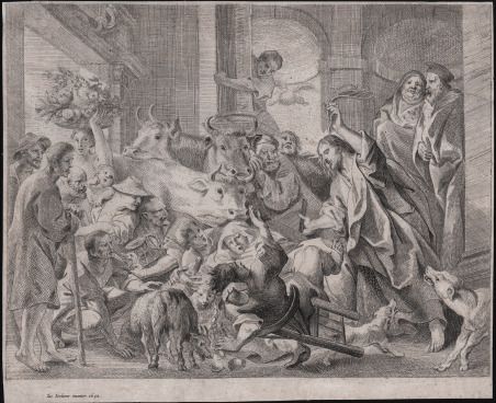 Cristo caccia i mercanti dal tempio