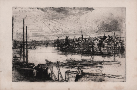 Old Chelsea, Out of Whistler's Window (Battersea Reach)