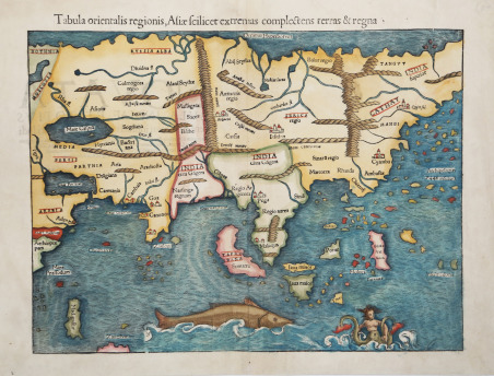 Tabula orientalis regionis, Asiae feilicet extremas compleetens terras & regna