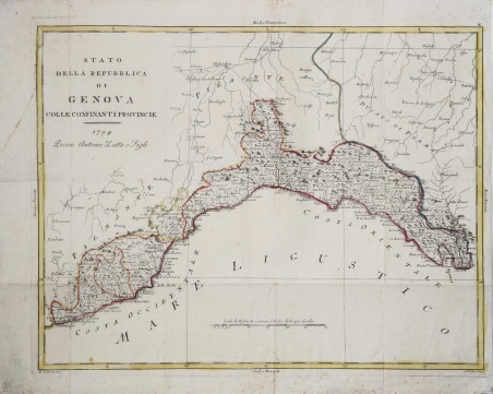 Stato della Repubblica di Genova colle Confinanti Provincie