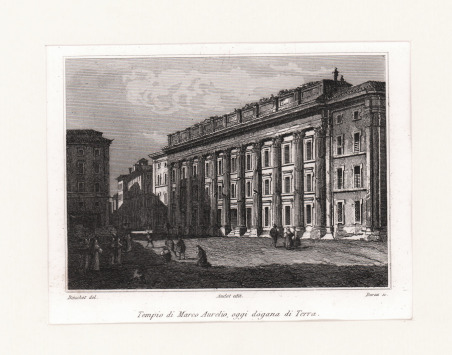 Tempio di Marco Aurelio, oggi dogana di Terra.