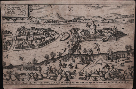 Wahre Conterfactur der Voestung Tockay in Ober Ungern Wie Die …