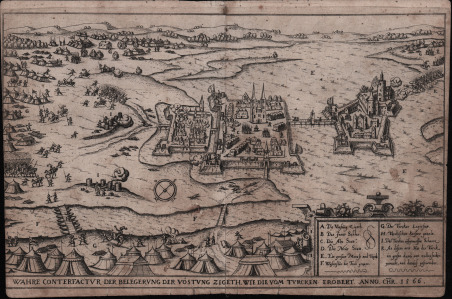 Wahre Conterfactur Der Beligerung der Vostung Zigeth, Wie Die Dom …
