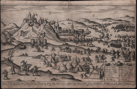 Conterfactur Der Voestung Villeck, Wie Die Von Christen Belegert und …