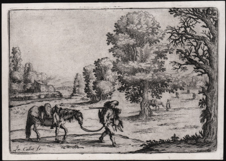 Paesaggio con cacciatore