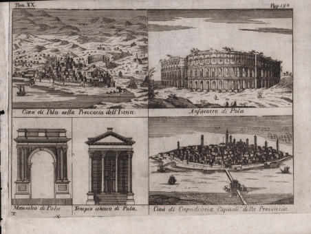 Città di Pola nella Provincia dell'Istria / Anfiteatro di Pola …