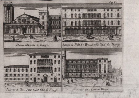 Duomo della Città di Trivigi / Palazzo d Nobb.VV. Brescia …
