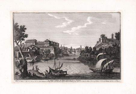 Altra veduta di Ripa grande verso Ponente