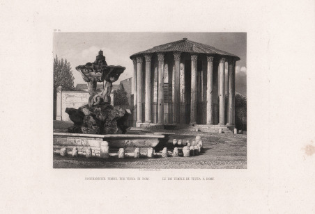 Sogennanter tempel der Vesta in Rom