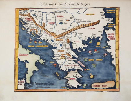 Tabula nova Graeciae, Sclavoniae, & Bulgariae
