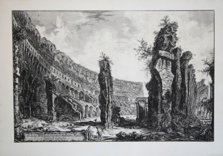 Veduta dell'interno dell'Anfiteatro Flavio detto il Colosseo