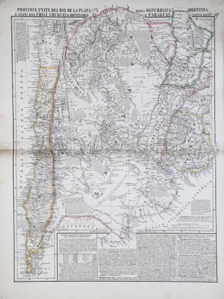 Province Unite del Rio de La Plata ossia Repubblica Argentina,e …