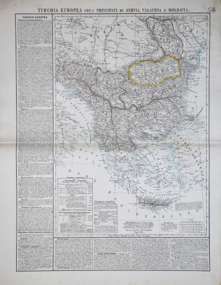 Turchia Europea con i Principati di Servia, Valachia e Moldavia