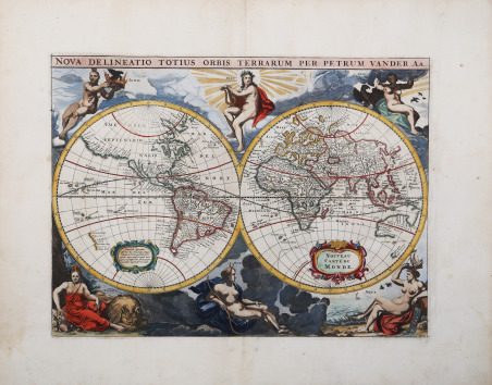 Nova Delineatio Totius Orbis Terrarum per Petrum Vander AA
