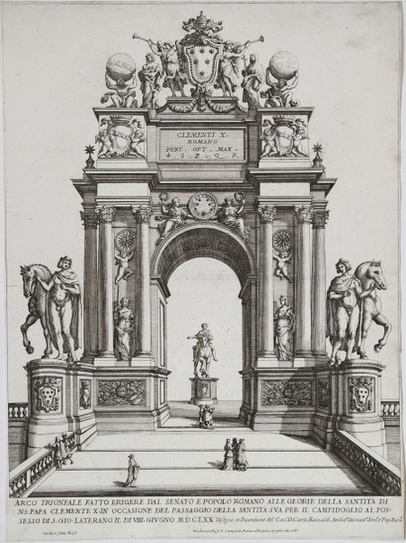 Arco trionfale fatto erigere dal Senato e Popolo Romano alle …