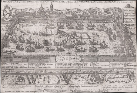 Festa sull'Arno per le nozze di Cosimo de' Medici