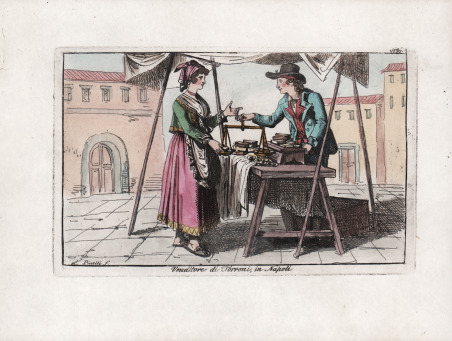Venditore di Torroni, in Napoli