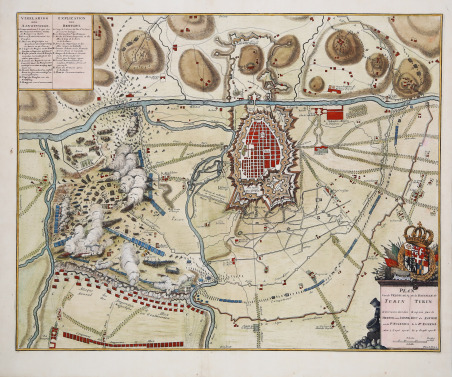 Plan van de Veldslag by Turin / Plan de la …