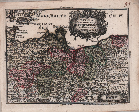Tabula Marchionatus Brandeburgici et Ducatus Pomerania