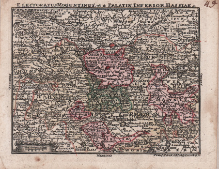 Electoratus Moguntinus. ut et Palatin: Inferior Hassiae.