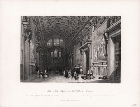 The "Sala Regia" in the Vatican, Rome