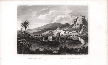 Taormina. Teatro. Etna