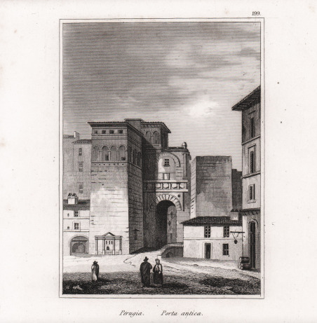 Perugia. Porta antica.