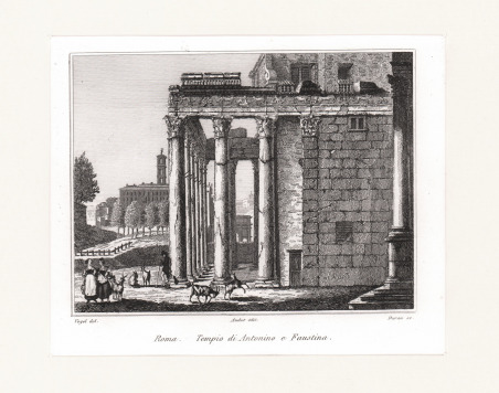 Roma. Tempio di Antonino e Faustina