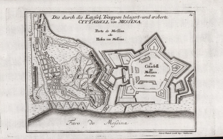 Die durch die.Cittadell von Messina