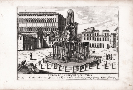 Fontana del Sig. Prencipe di Pallestrina