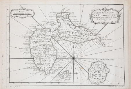 Carte de l’Isle de la Guadeloupe